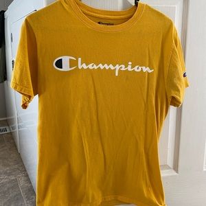 Gold Champion athletic wear t-shirt
